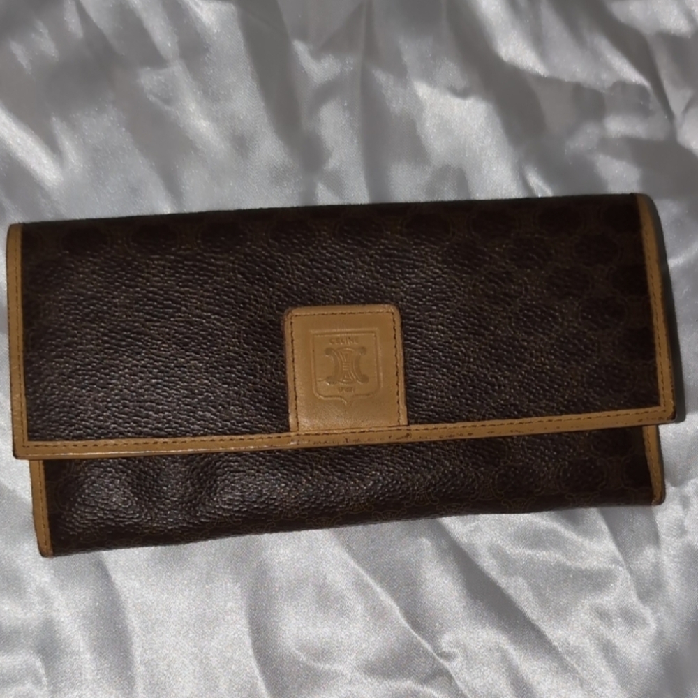 Brown and Tan Wallet